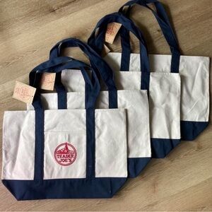 Trader Joe’s Canvas Tote Bag (bundle of 4 new Tote)